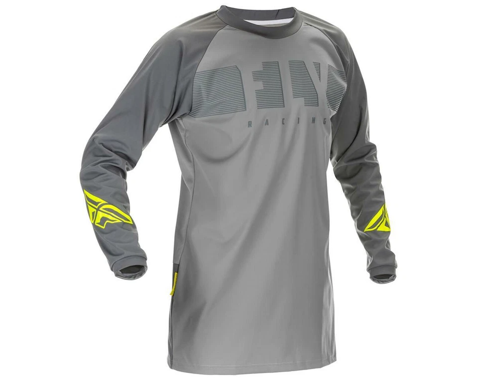 Fly Racing Windproof Jersey (Grey/Hi Vis) - Image 1 of 1