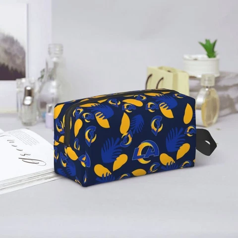St. Louis Rams Storage Bag Portable Large Capacity Toiletries Storage Bag Cover