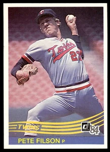 1984 Donruss Pete Filson Rookie #194 13C - Picture 1 of 2