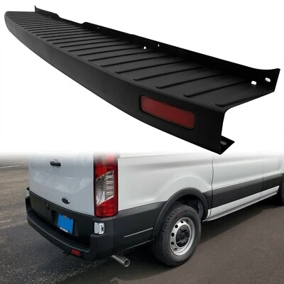Fit 2015-2024 Ford Transit Pass Van 150 250 350 Rear Bumper Cover Top Pad Black Foto 1 de 4