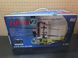 LAMA V3 RC HELICOPTER UNTESTED READ DESCRIPTION  - Picture 1 of 8