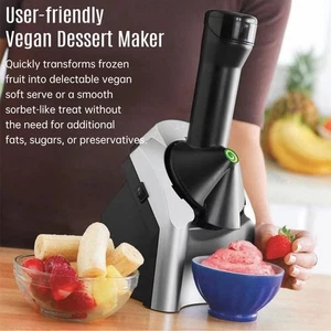 Aoresac 200W Soft Serve Ice Cream Maker For Healthy Keto Desserts JFES - Picture 1 of 8
