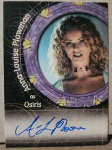 2005 Stargate SG-1 Season 7 Autograph A47 Anna-Louise Plowman as Osiris - Picture 1 of 2
