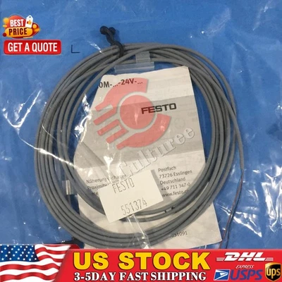 US FREE TAX New FESTO SMT-10M-PS-24V-E-2,5-Q-OE 551374 Proximity Sensor FNFP - Image 1 of 4