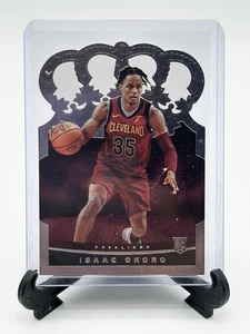 2020-21 Crown Royale - Isaac Okoro RC #81 - Cleveland Cavaliers Rookie Die Cut - Foto 1 di 2