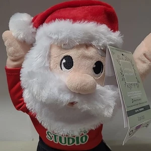 Gemmy Santa Vacaciones Animación Polo Norte Yoga Studio Namaste 12" VIDEO - Imagen 1 de 8