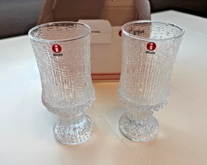 iittala "Ultima Thule" White Wine Glass. Set of 2 by Tapio Wirkkala, Finland - Picture 1 of 4