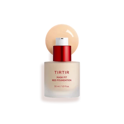 TIRTIR Mask Fit Red Foundation SPF40 PA++ 1.01oz/30ml – Liquid 29 Shades KBeauty - Image 1 of 4