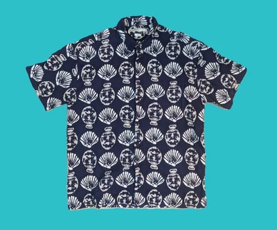 Camisa Robert Stock Hawaiian Shell Talla L Usada Foto 1 de 4