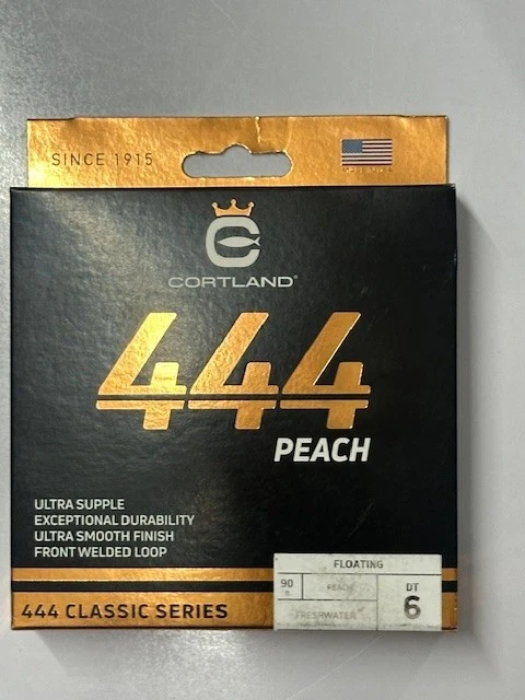 Cortland 444 Peach Weight Forward Fly Line - All Sizes -
