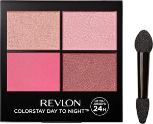Revlon ColorStay 24 Hour Eyeshadow Quad with Dual-Ended Applicator Brush, Longw - Picture 1 of 8