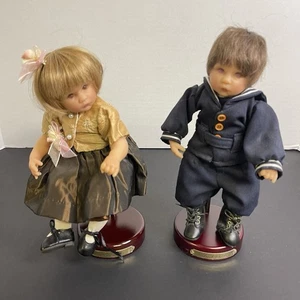 Lee Middleton klassisches Miniatur-Set 2 Puppen Hannah, irisches Kind 9 Zoll süße Lippen - Bild 1 von 19