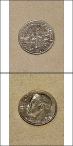 1986 US USA Roosevelt One Dime Silver Coin - Picture 1 of 3