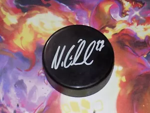 Nikolaj Ehlers Firmato Blank Hockey Puck Winnipeg Jets - Foto 1 di 1