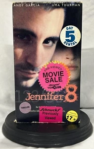 Jennifer 8 VHS VCR Video Tape Used Movie Andy Garcia Uma Thurman Horror - Picture 1 of 4