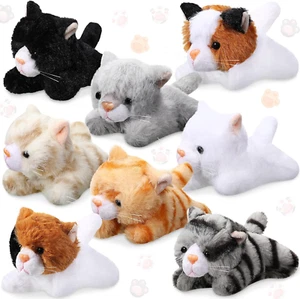 8 Pieces Plush Pets 5 Inch Stuffed Animals Bulk Assorted Cute Stuffed Pet Animal - Picture 1 of 6