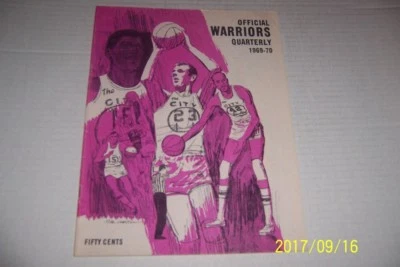 1969 GOLDEN STATE WARRIORS vs BOSTON CELTICS Program JOHN HAVLICEK Clyde LEE - Image 1 of 4