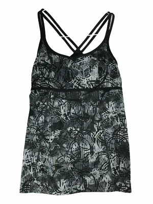 C9 By Champion Tank Top Black Gray Strappy Tank Top Sleeveless Shirt. Small S/P - Imagem 1 de 2