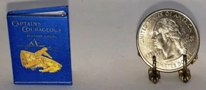1:12 SCALE MINIATURE BOOK CAPTAINS COURAGEOUS DOLLHOUSE SCALE - Picture 1 of 10