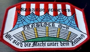 Fußball FAN CLUB Aufnäher Bayern München Macht Unter Dem Zeltdach - Bild 1 von 2