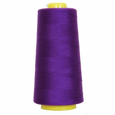 SERGER THREAD SPUN POLYESTER HUGE 2750 YD CONES STRONG LOW LINT - THREADART - Image 1 of 4