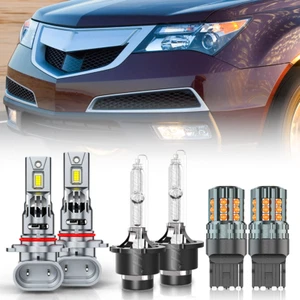 For Acura MDX 2007-2013 HID/LED Headlight High/Low Beam+Turn Signal Light Bulbs - Bild 1 von 12
