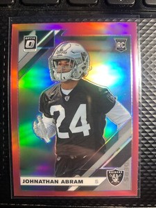 2019 Donruss Optic Pink #111 Johnathan Abram - NM-MT