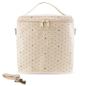 Large Tote Lunch Bag for Women Thermal Bag with Double Zipper Close and adjus... - Picture 1 of 6