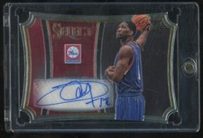 2014-15 Panini Select Die-Cut Joel Embiid RC Rookie AUTO /99 Philadelphia 76ers