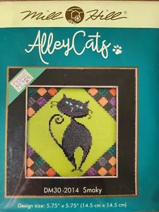 New Alley Cats Embroidery Kit by Debbie Mumm For Mill Hill Smoky - Picture 1 of 3