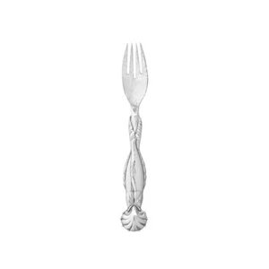 Georg Jensen Silver Fish Fork - Ornamental/ Pyntebestik #55 - NEW - Picture 1 of 1