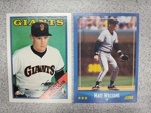 Matt Williams Rookie Karten - Bild 1 von 2