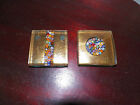 New Murano Glass Millefiori And 24K Gold Paperweights   Free Shipping