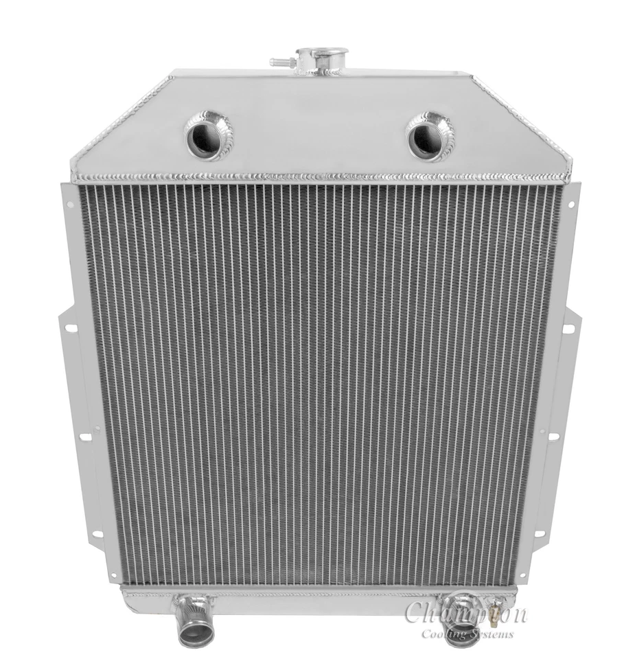 Camión Ford 1942-1952 con configuración de cabeza plana todo aluminio 3 filas radiador KR Champion Foto 1 de 4