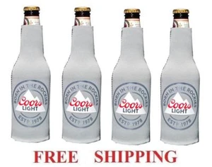 COORS LIGHT THE ROCKIES 4 BEER BOTTLE KOOZIE HUGGIE COOLIE COOZIE COOLER NEW - Picture 1 of 1
