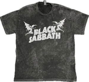 Camiseta Black Sabbath Príncipe de las Tinieblas en Camiseta de Algodón Lavado Vintage - Imagen 1 de 2