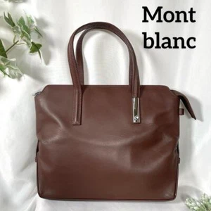 Montblanc Handbag Business Bag Leather - Picture 1 of 11