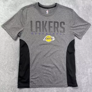 Camicia Los Angeles Lakers uomo M UNK NBA Activewear grigia manica corta basket - Foto 1 di 8