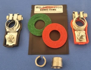 UNIVERSAL Battery terminal set suit both large and small terminal posts +BONUS - Picture 1 of 4