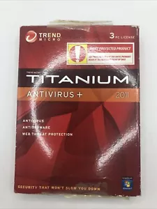 Trend Micro Titanium Antivirus Software + Antispyware Web Threat Protection NEW - Picture 1 of 2
