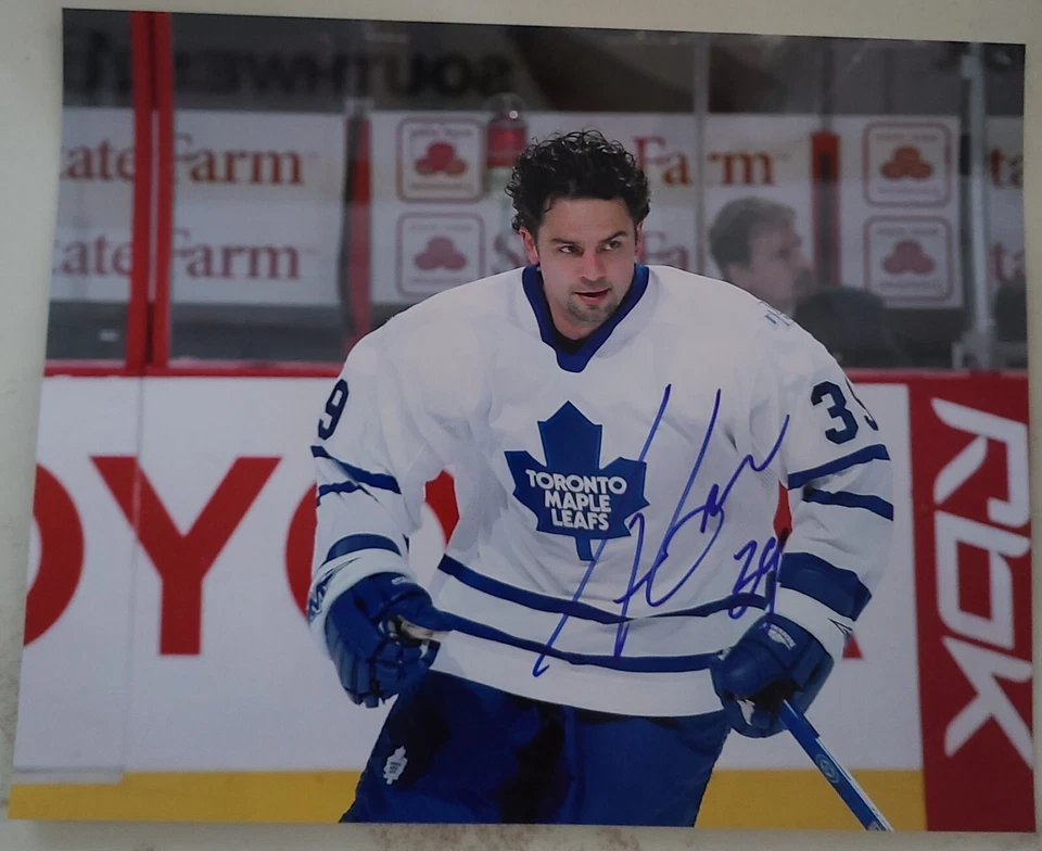 Foto firmada autografiada por Travis Green Toronto Maple Leafs 8x10 certificado de autenticidad Foto 1 de 1