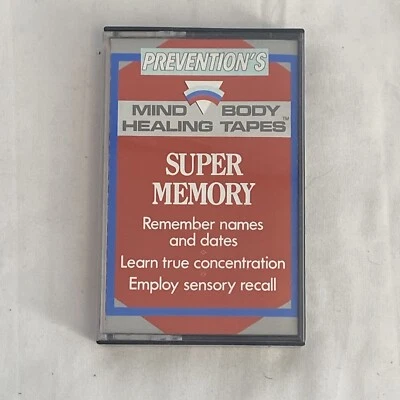 Prevention Magazine Audio Cassette Mind Body Healing Tapes Super Memory - Image 1 of 4