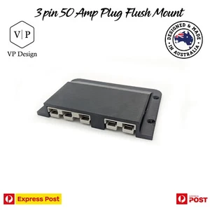 SB50 Double, 2 pin and 3 pin Anderson Plug Surface Mount Cover, Bolts Included - Picture 1 of 1