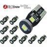 AUXITO 10x T10 194 168 LED Bulbs – White 6000K – For License Plate, Dome, Map Lights – 12V CANbus-1130839