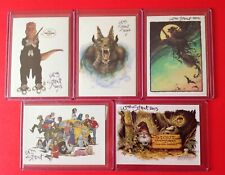 William Stout Signed 5 Card Lot 1996 William Stout Saurians and Sorcerers