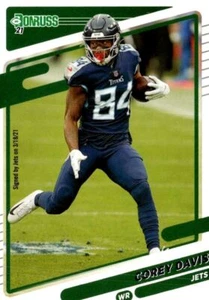 2021 Donruss Press Proof Green Corey Davis New York Jets #16 - Picture 1 of 2