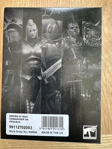Comandante del Imperio en Pegaso NUEVO FUERA DE STOCK Metal Warhammer El Viejo Mundo - Imagen 1 de 4