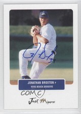 2004 Just Minors Just Prospects Auto Jonathan Broxton #12 Auto