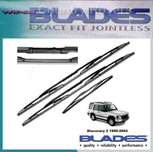 LAND ROVER DISCOVERY 2 TD5 & V8 FRONT & REAR WINDSCREEN WIPER SET- QUALITY BRAND - Picture 1 of 5