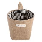 Cotton Linen Hamper Hanging Bag Home Gadget Storage Organizer Foldable Basket